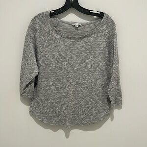 Oversized super soft American Eagle gray top | S